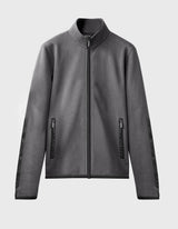 Loungewear-Jacke aus Baumwolle. Anthrazit